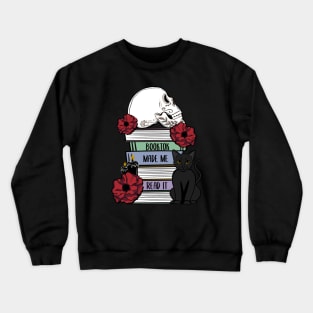 BookTok Made me read it Crewneck Sweatshirt